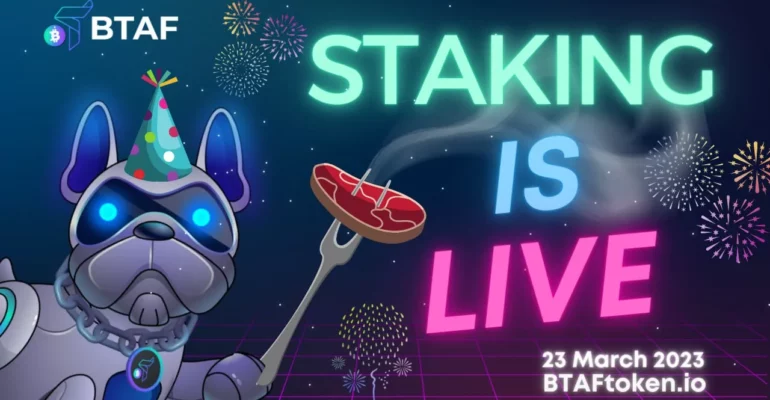 BitcoinTAF.com, BTAF token staking, live