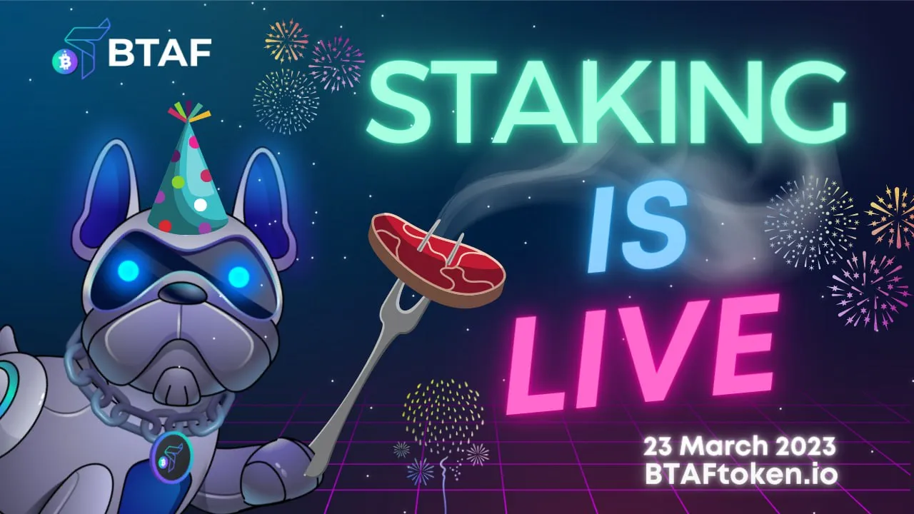 BitcoinTAF.com, BTAF token staking, live